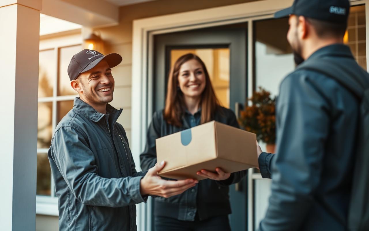 The handoff is the brand. — RAVE CX COURIER doorstep moments